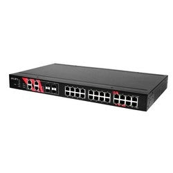 Antaira Technologies LNP-2804GN-SFP-T | 28-Port 1U 19" Rackmount Industrial Gigabit PoE+ Managed Ethernet Switch