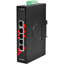 Antaira Technologies LNX-500AG-T | 5-Port 10/100/1000T Port Industrial Ethernet Switch, EOT -40C-80C