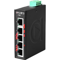 Antaira Technologies LNX-C500-T | Compact 5-Port Industrial Unmangaed Ethernet Switch with 5 10/100TX; EOT: -40 to 75C