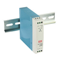 Antaira Technologies MDR-10-12 | 10 Watt Series / 12 VDC / 0.84 Amp Industrial Slim Single Output DIN Rail Power Supply