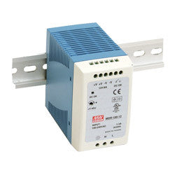Antaira Technologies MDR-100-12 | 100 Watt Series / 12 VDC / 7.5 Amps Industrial Slim Single Output DIN Rail Power Supply