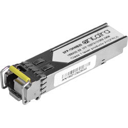 Antaira Technologies SFP-100WB20-T-H | HP Compatible 155Mpbs SFP Transceiver WDM-B, Single-mode 20KM / LC / TX:1550nm RX:1310nm, -40C-85C