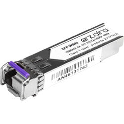 Antaira Technologies SFP-WB80 | 1.25G Gigabit SFP Transceiver WDM-B, SM/LC/80KM/24.0dB/TX:1550nm RX:1490nm, 0C-70C