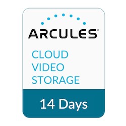 Arcules Inc A0-C-004K-014-US1 | Cloud Video Subscription License with 14 Days Cloud Storage (4K)
