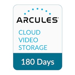 Arcules Inc A0-C-05MP-180-US1 | Cloud Video Subscription License with 180 Days Cloud Storage (5MP)