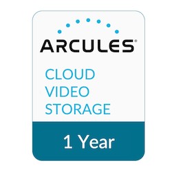 Arcules Inc A0-C-03MP-365-US1 | Cloud Video Subscription License with 365 Days Cloud Storage (3MP)