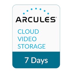 Arcules Inc A0-C-04MP-007-US1 | Cloud Video Subscription License with 7 Days Cloud Storage (4MP)