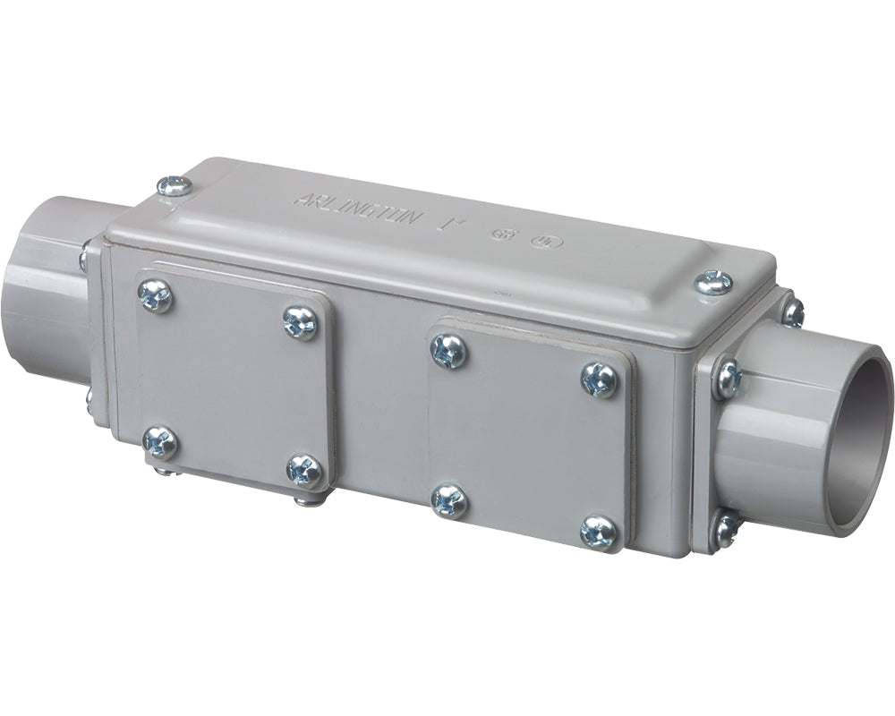 Arlington 934NM | Conduit Body, Type: Universal, Size: 1-1/2", Material: Pvc