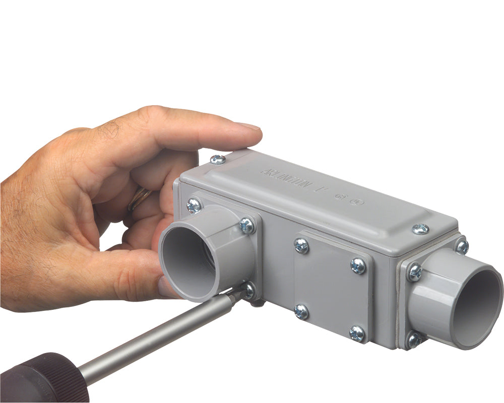 Arlington 934NM | Conduit Body, Type: Universal, Size: 1-1/2", Material: Pvc