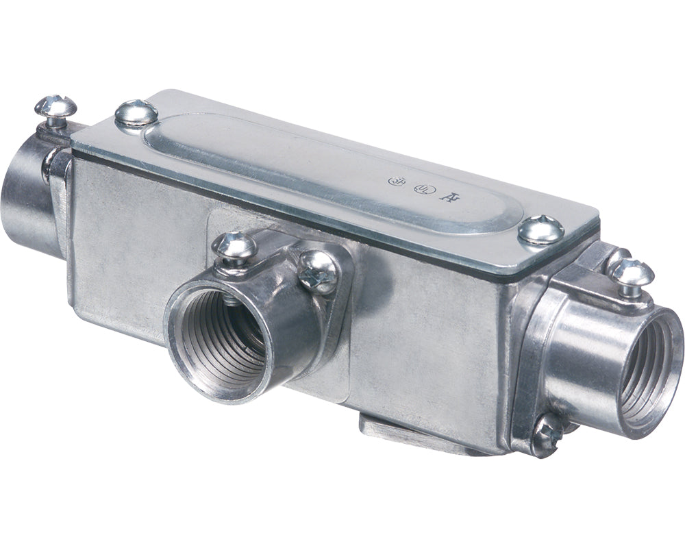 Arlington 937 | Copper Free Aluminum Die-Cast. Five Conduit Bodies In One