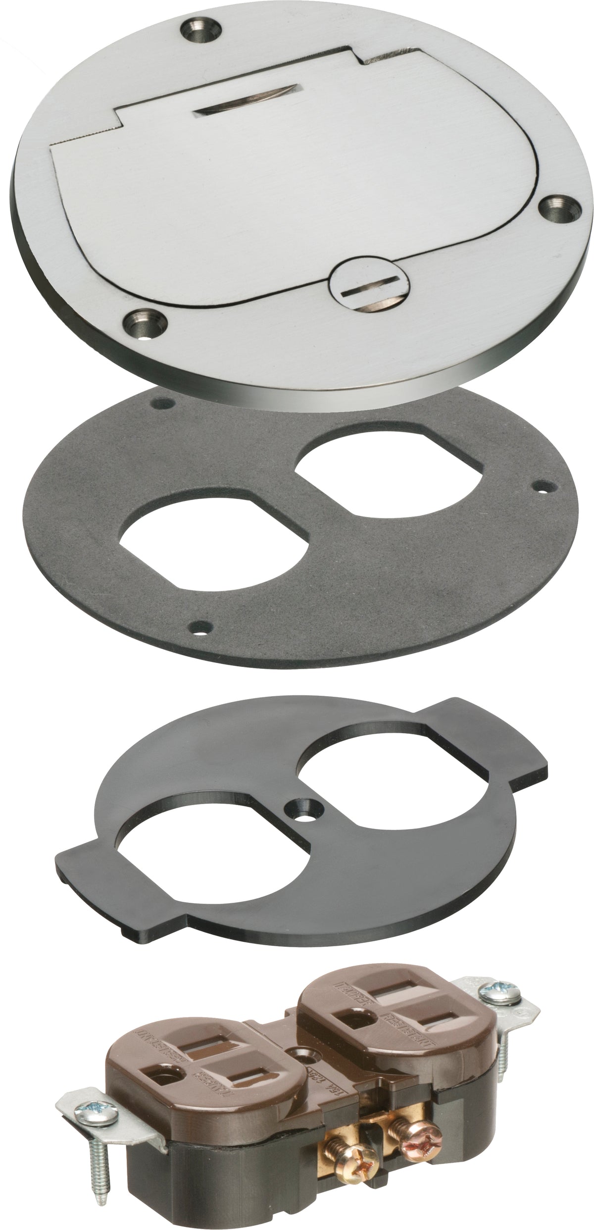 Arlington FLB3531NLTK | 1-G Nickel Flip Lid Trim Kit