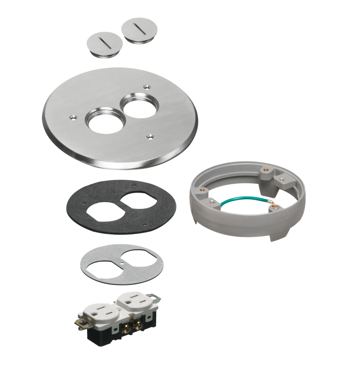 Arlington FLB6220NLLR | 6" Nickel Cover Kit With Leveling Ring