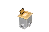 Arlington FLBC8510MB | Brass Single Gang Floor Box Cover