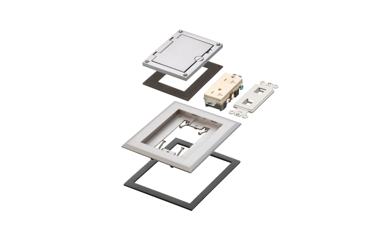 Arlington FLBC8510NL | Nickel Single Gang Cover Kit