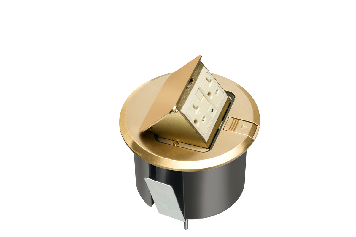 Arlington FLBT6520GMB | Round Trapdoor With Brass Cover