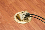 Arlington FLBT6620UMB | Brass Pop-Up Cover With Receptacle