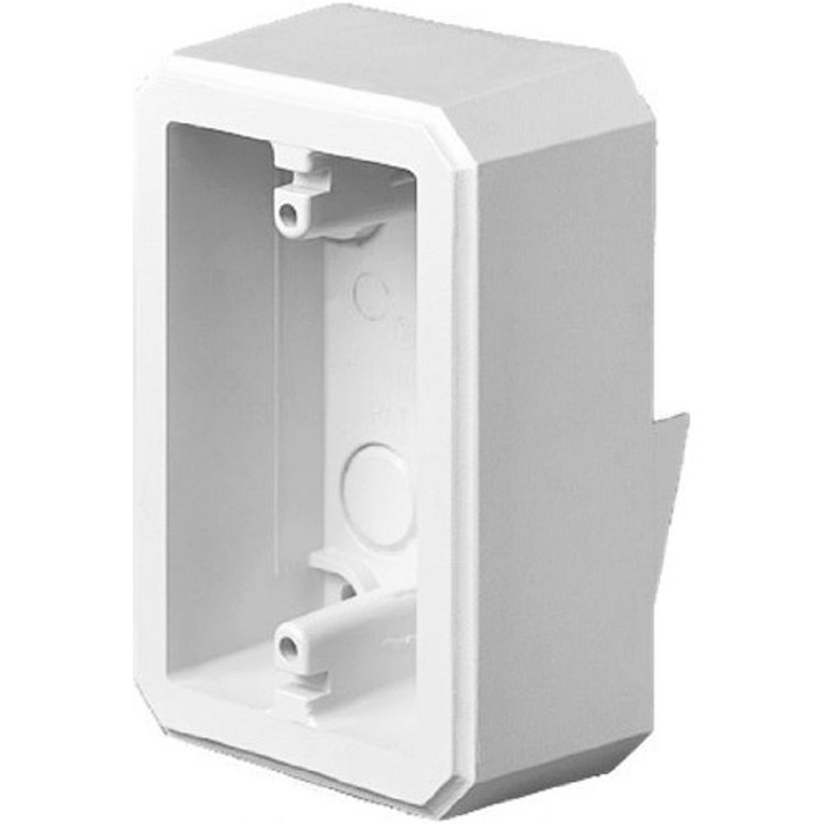 Arlington FS8171T | Non-Metallic Outlet Box With (2) Threaded Openings, Plastic, 18 cu-in