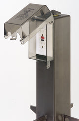 Arlington GP19BR | Outdoor Light Fixture Support, Uv Rated Plastic, 19-1/2 In. Tall, Bronze