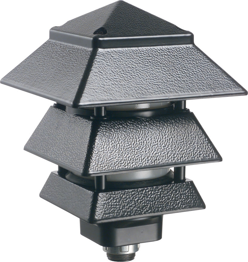 Arlington GPP60LB | Pagoda Light Fixture Black