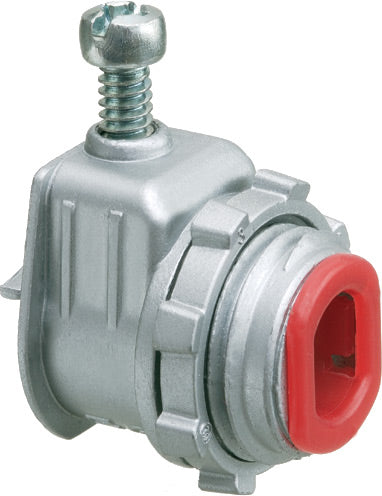 Arlington L15A | Ac/Mc/Nm/Flex Connector, 3/8", Insulated, Zinc Die Cast