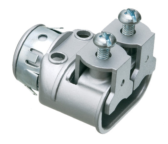 Arlington SG3838ST | Zinc Die-Cast, 1/2" Knockout Saddle-Type Duplex Cable Connector