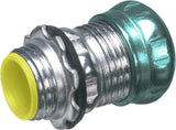 Arlington 822ART | EMT Compression Connector, 1 inch, Insulated, Raintight, Steel