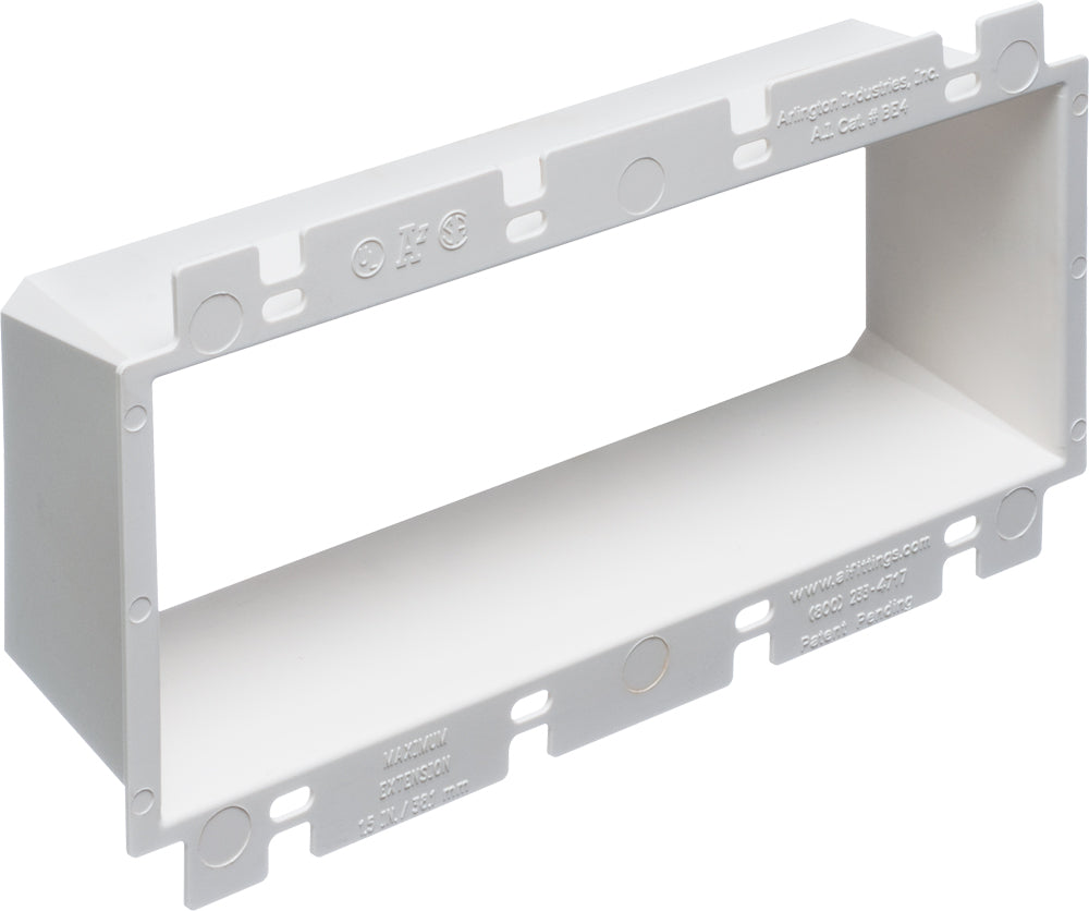Arlington BE4 | 4-GANG BOX EXTENDER