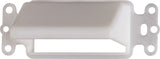 Arlington CEDH1 | 1G Horiz Scoop Plate/White
