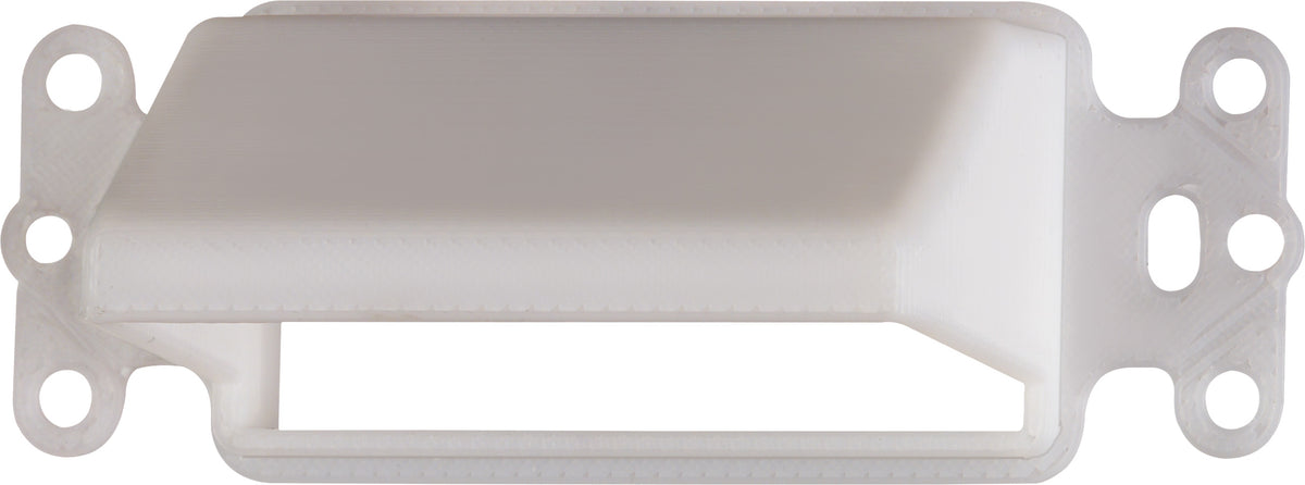 Arlington CEDH1 | 1G Horiz Scoop Plate/White
