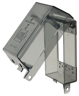 Arlington DBPV1C | 1 Gang Arlington Dri-Box Vertical Mount, Clear