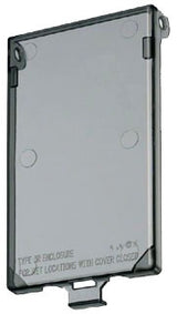 Arlington DBVC | IN BOX REPLACEMENT COVER CLEAR 1-GANG VERTICAL