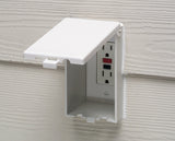 Arlington DBVM1W | Weatherproof-In-Use Box, 1-Gang, Recessed, Vertical, Non-Metallic