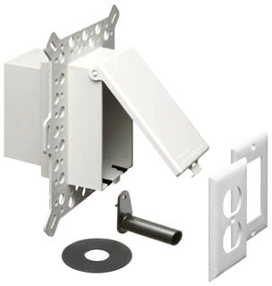 Arlington DBVM1W | Weatherproof-In-Use Box, 1-Gang, Recessed, Vertical, Non-Metallic