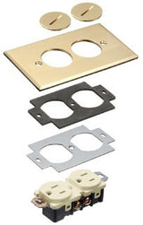 Arlington FLB5320MB | Single Gang Brass Covr