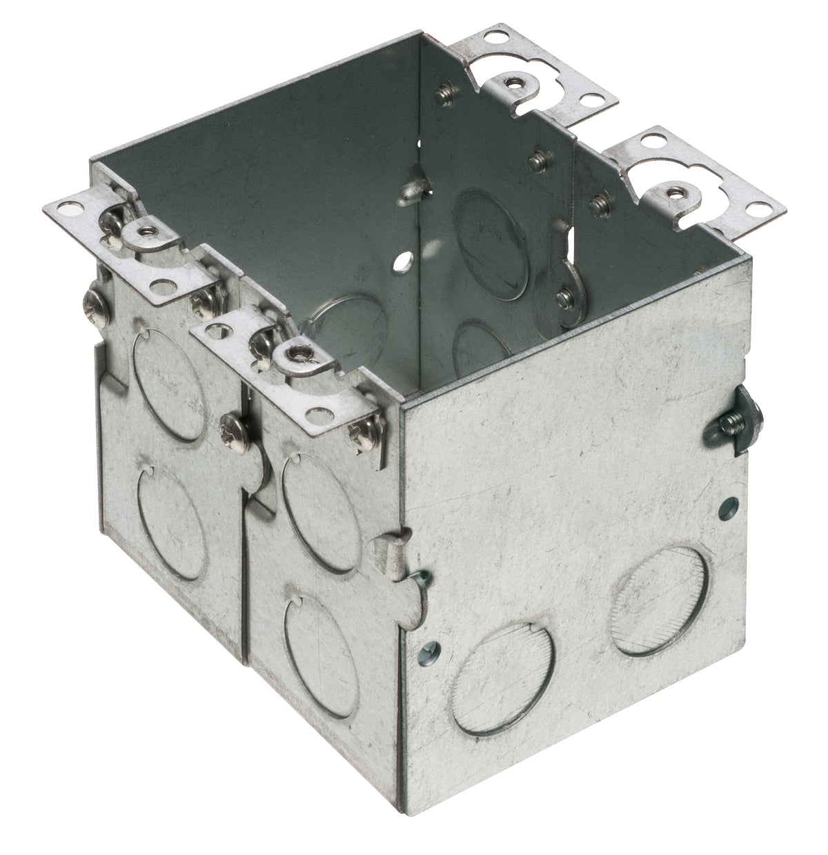 Arlington FLB5548 | 2 GANG STEEL FLOOR OUTLET BOX