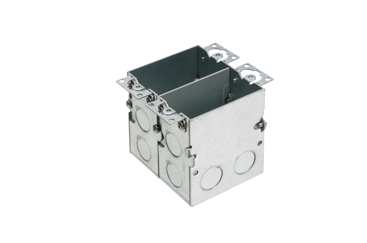 Arlington FLB5549 | 2 GANG STEEL FLOOR COMBO BOX
