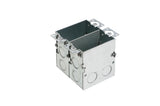 Arlington FLB5549 | 2 GANG STEEL FLOOR COMBO BOX