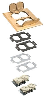 Arlington FLB5550MB | 2 Gang Metal Cover Kit