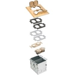 Arlington FLB5552MB | 2 Gang Metal Cover Kit