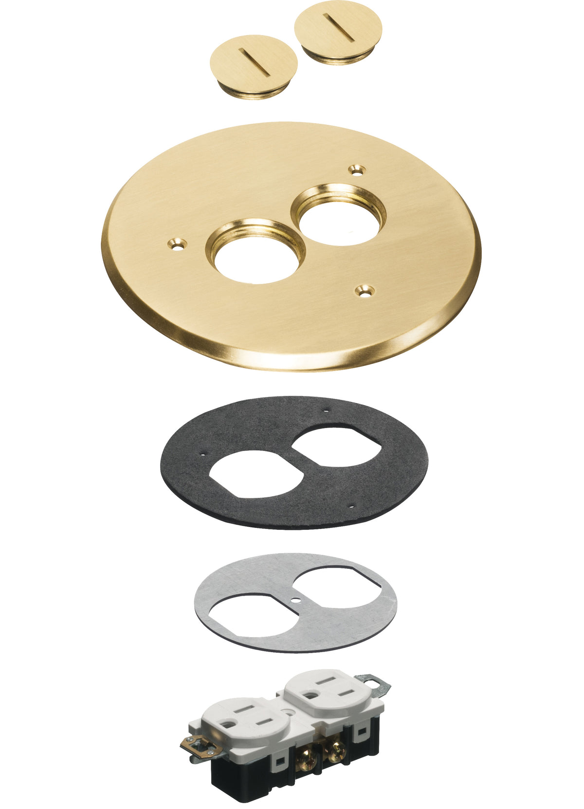Arlington FLB6220MB | 6" Brass Cover Kit