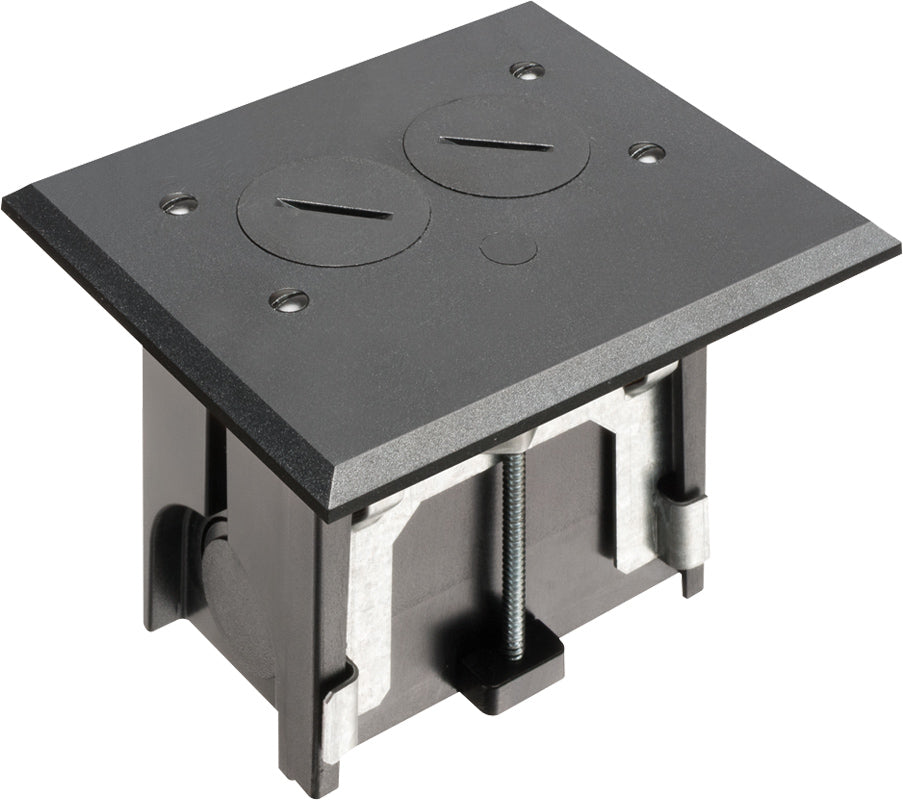 Arlington FLBA101BL | BLACK ADJUSTABLE FLOOR BOX
