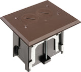 Arlington FLBA101BR | BROWN ADJUSTABLE FLOOR BOX