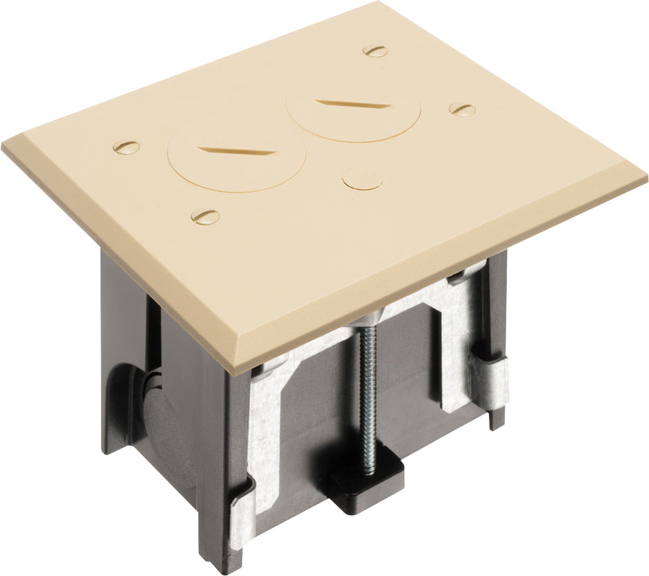 Arlington FLBA101LA | Almond Adjustable Floor Box