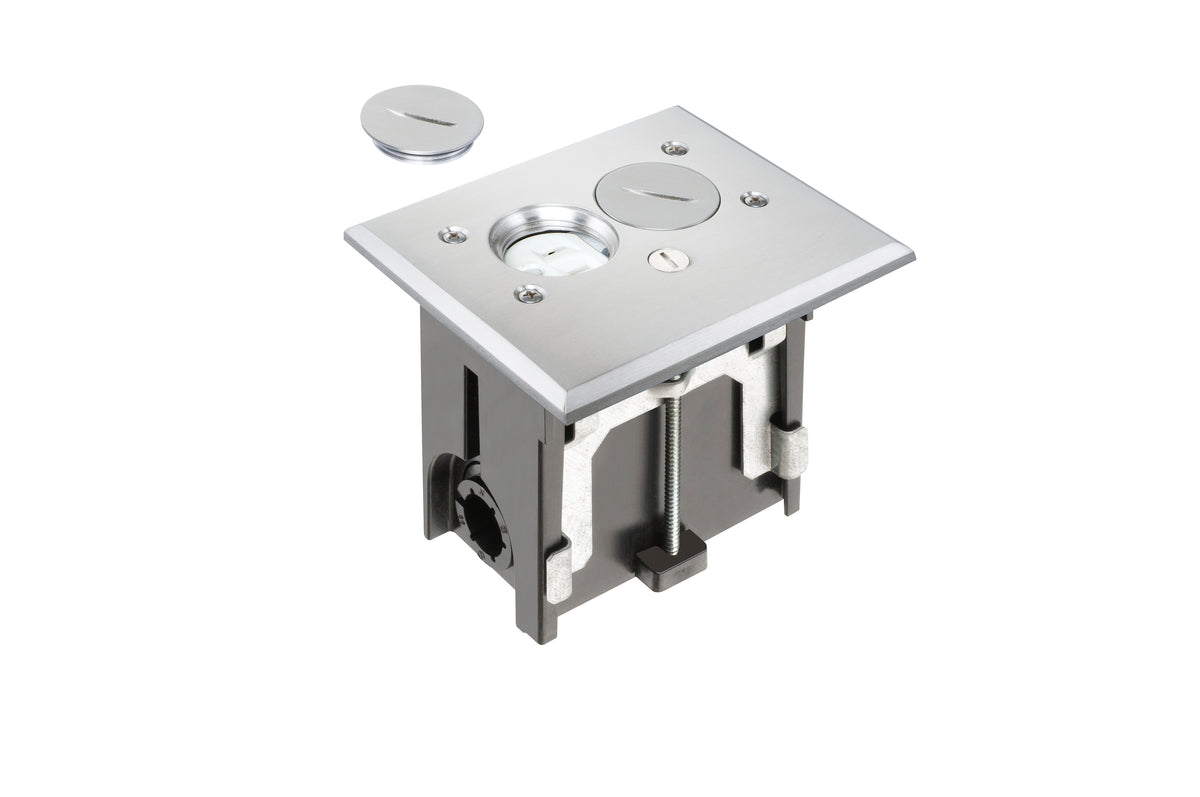 Arlington FLBA101NL | Nickel Adjustable Floor Box