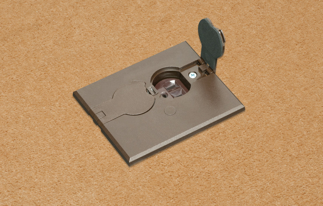 Arlington FLBAF101BR | BROWN FLOOR BOX