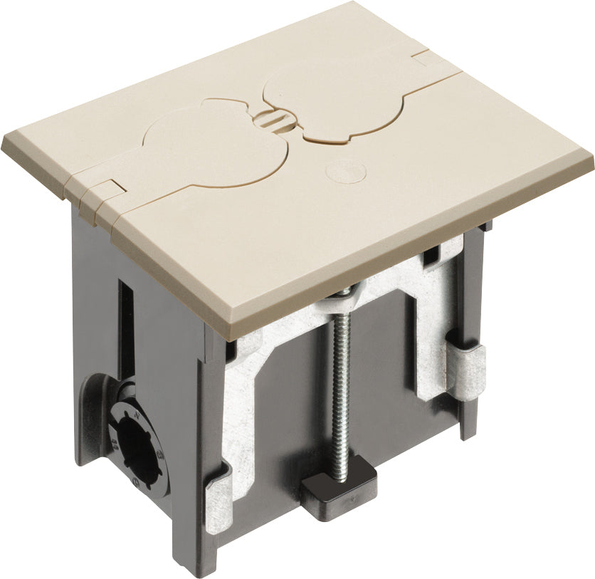 Arlington FLBAF101LA | ALMOND FLOOR BOX - FLIP
