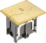Arlington FLBAF101MB | Brass Floor Box - Flip