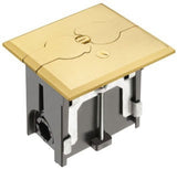Arlington FLBAF101MB | Brass Floor Box - Flip