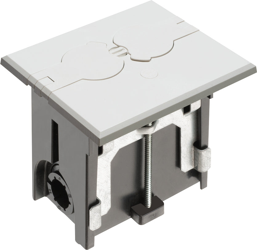 Arlington FLBAF101W | WHITE FLOOR BOX FLIP