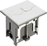 Arlington FLBAF101W | WHITE FLOOR BOX FLIP